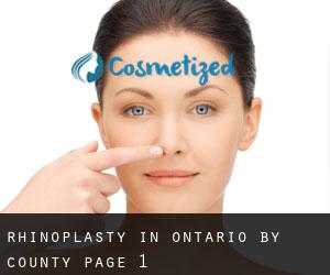 Rhinoplasty in Ontario by County - page 1