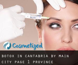 Botox in Cantabria by main city - page 1 (Province)