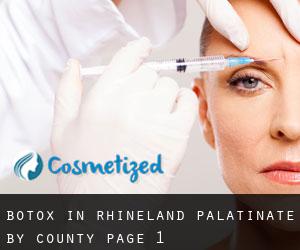 Botox in Rhineland-Palatinate by County - page 1