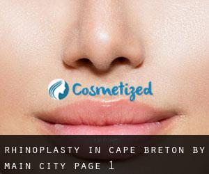 Rhinoplasty in Cape Breton by main city - page 1