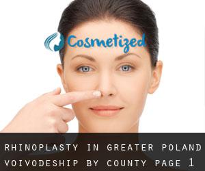 Rhinoplasty in Greater Poland Voivodeship by County - page 1