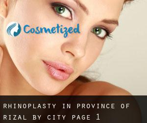 Rhinoplasty in Province of Rizal by city - page 1
