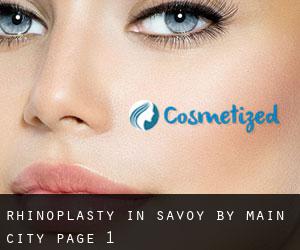 Rhinoplasty in Savoy by main city - page 1