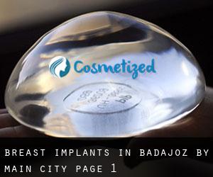 Breast Implants in Badajoz by main city - page 1