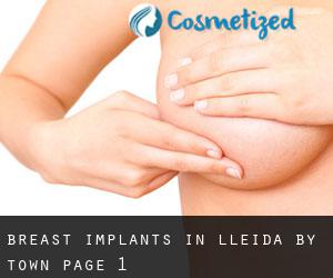 Breast Implants in Lleida by town - page 1