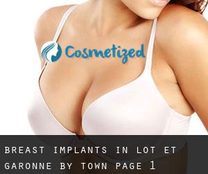 Breast Implants in Lot-et-Garonne by town - page 1