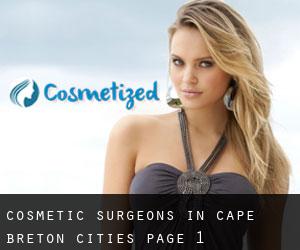 cosmetic surgeons in Cape Breton (Cities) - page 1