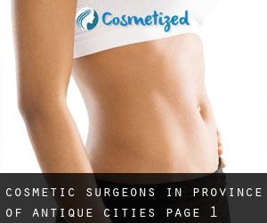 cosmetic surgeons in Province of Antique (Cities) - page 1