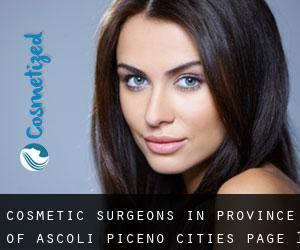 cosmetic surgeons in Province of Ascoli Piceno (Cities) - page 1